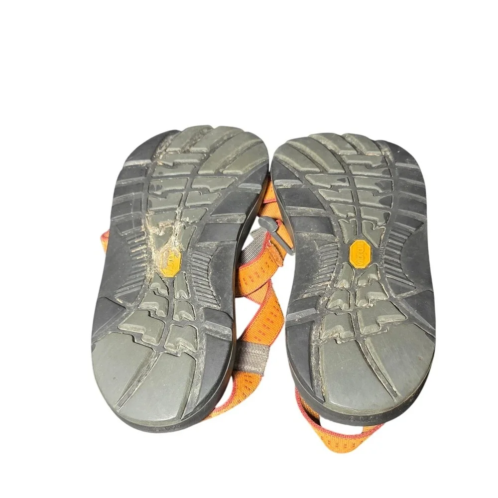Chaco Z1 Classic Mens Sandals Orange Brown Strappy Sport Hiking Water Shoes M9
